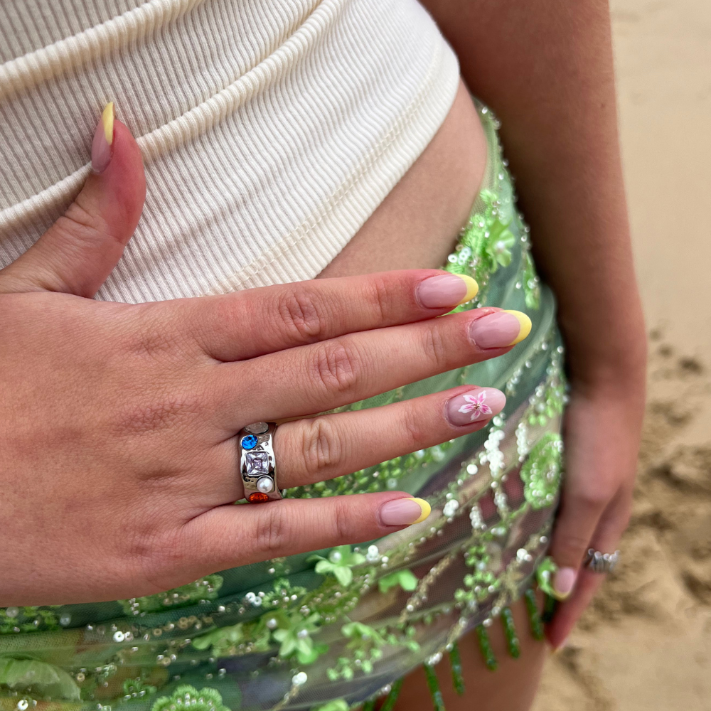 Balearic Bloom Ring