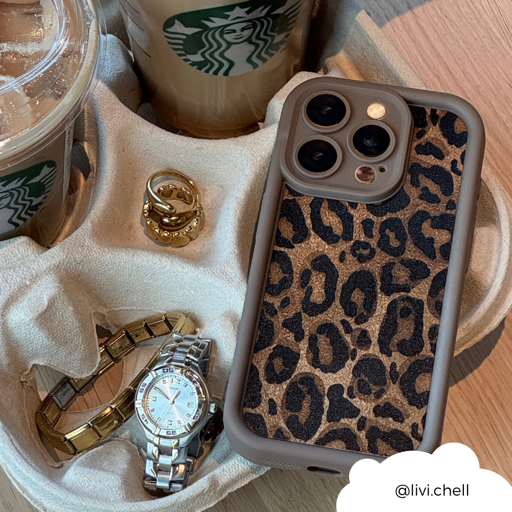 Mocha Leopard Phone Case