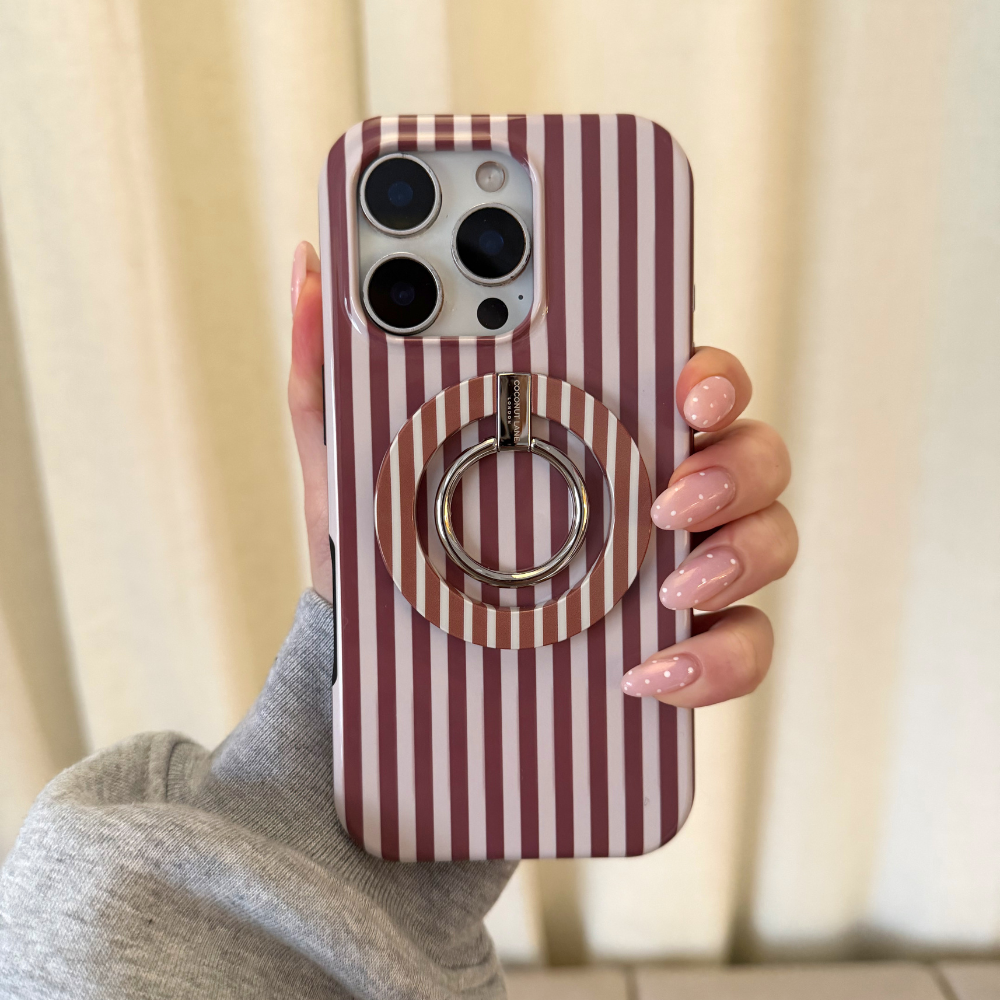 MAGSAFE® Phone Ring - Chestnut Stripes