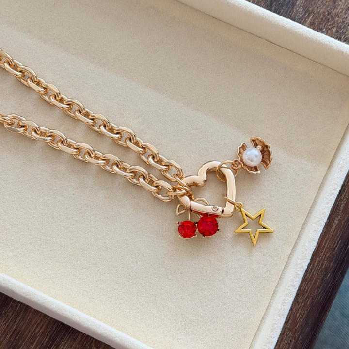 Clam Phone Charm on Phone Strap
