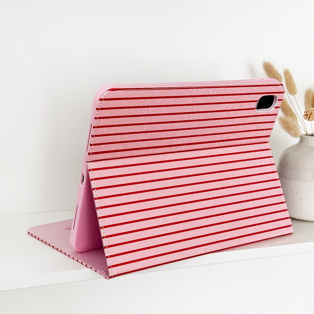 Cherry Stripe iPad Case