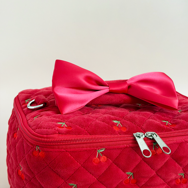 Travel Vanity Case - Cherry