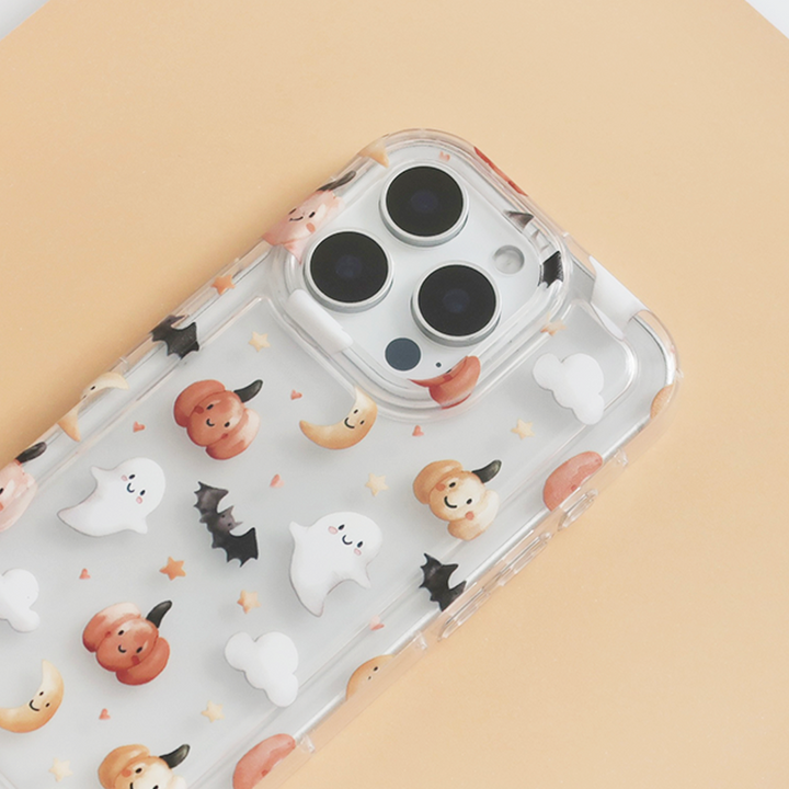 Clear Phone Case - Halloween Friends
