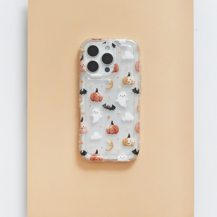 Clear Phone Case - Halloween Friends