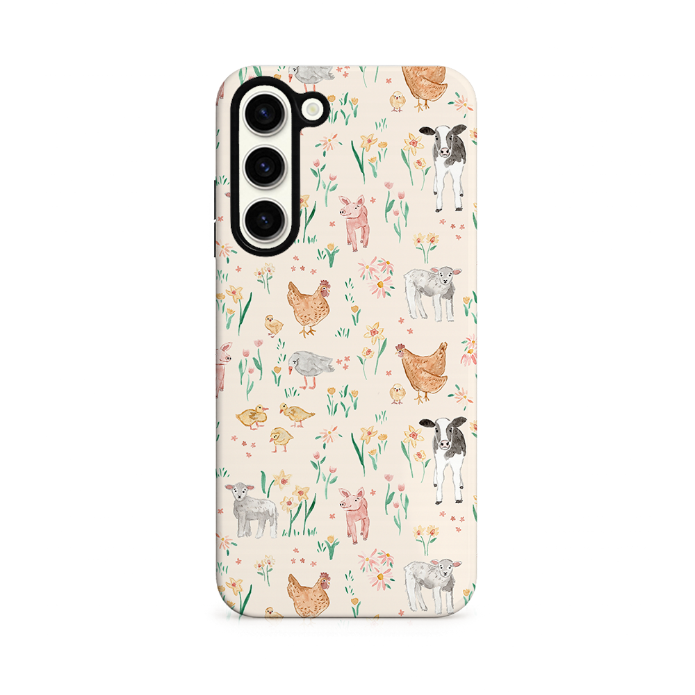 Samsung Tough Phone Case - Farmyard Friends