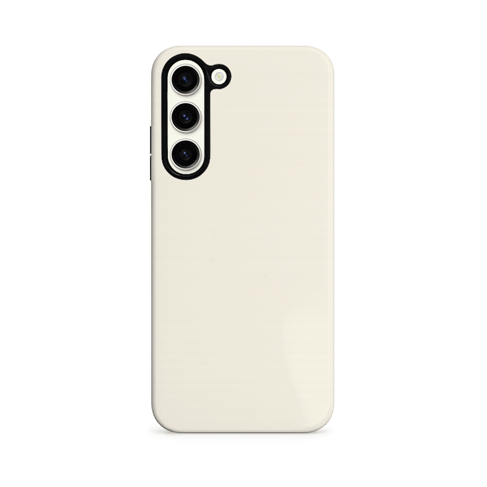 White phone case with a plain design on a white background.
