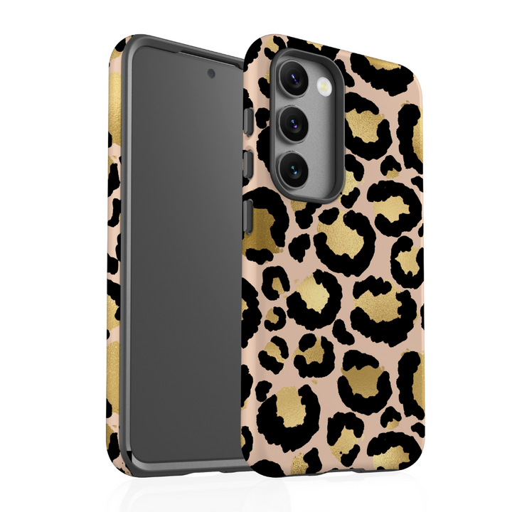 Samsung Phone Case - Gold Leopard