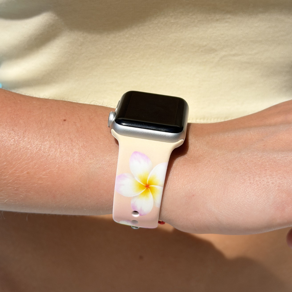Aloha Bloom Watch Strap on wrist floral summer