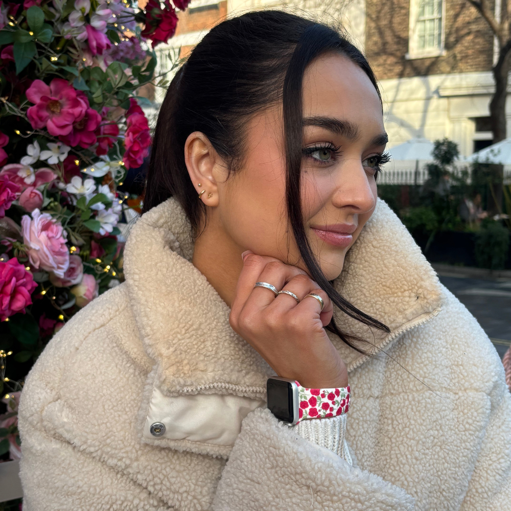 Buy Me Roses Crimson Apple Watch Strap