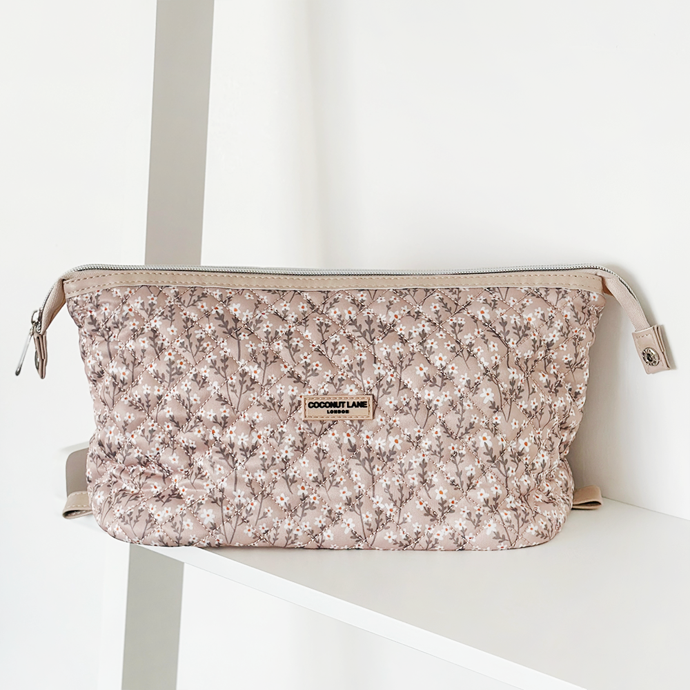 Magic Lifestyle Pouch - Quilted Nude Flowers