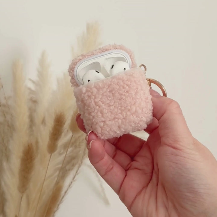 Teddy Airpods Case - Pink