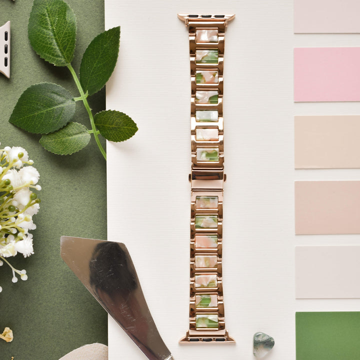 pink-and-green-marble-with-rose-gold-stainless-steel-apple-watch-strap