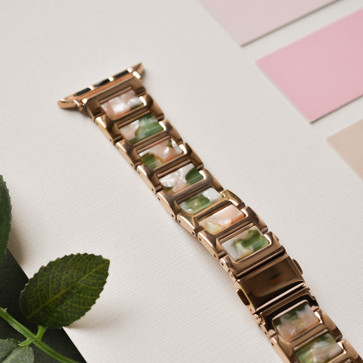 pink-and-green-marble-with-rose-gold-stainless-steel-apple-watch-strap